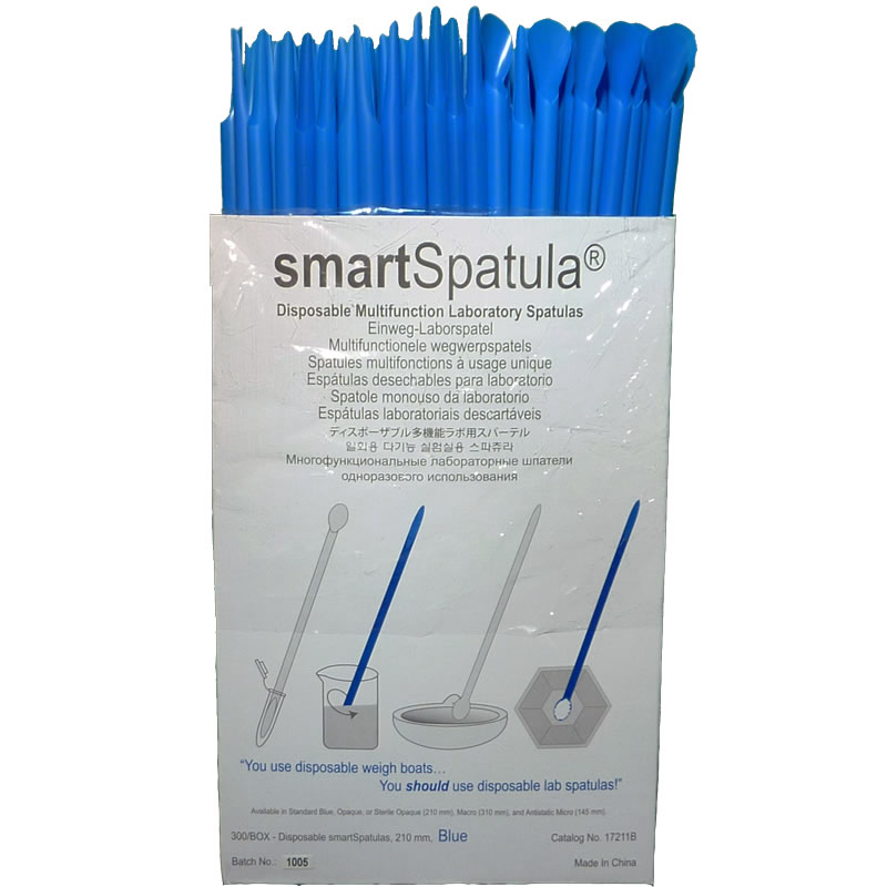 Smart Spatula, 210mm, blue, disposable, Pack of 300